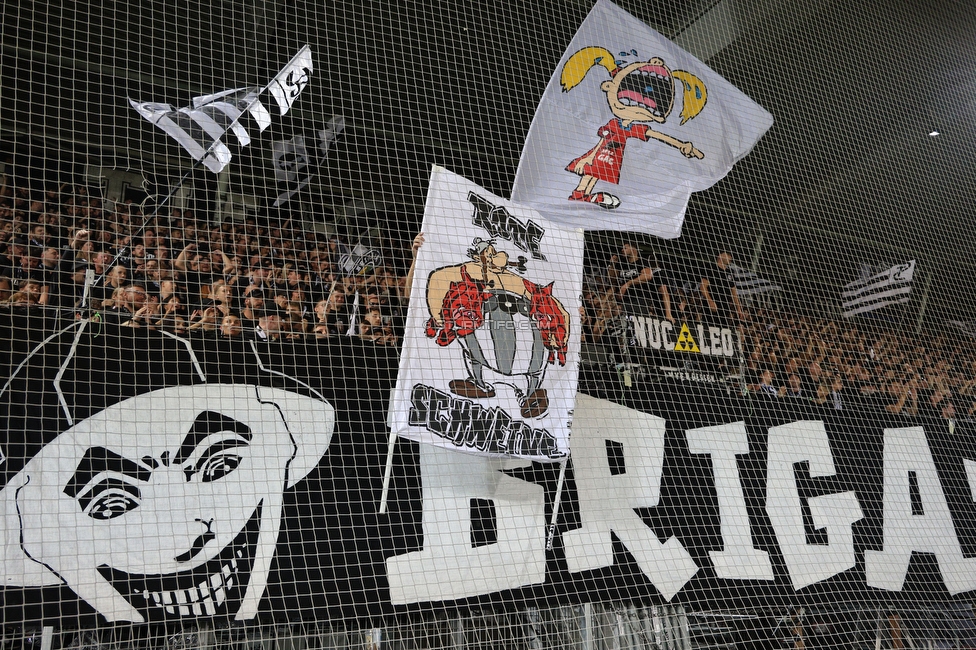 GAK - Sturm Graz
Oesterreichische Fussball Bundesliga, 5. Runde, Grazer AK - SK Sturm Graz, Stadion Liebenau Graz, 30.08.2025. 

Foto zeigt Fans von Sturm
Schlüsselwörter: brigata