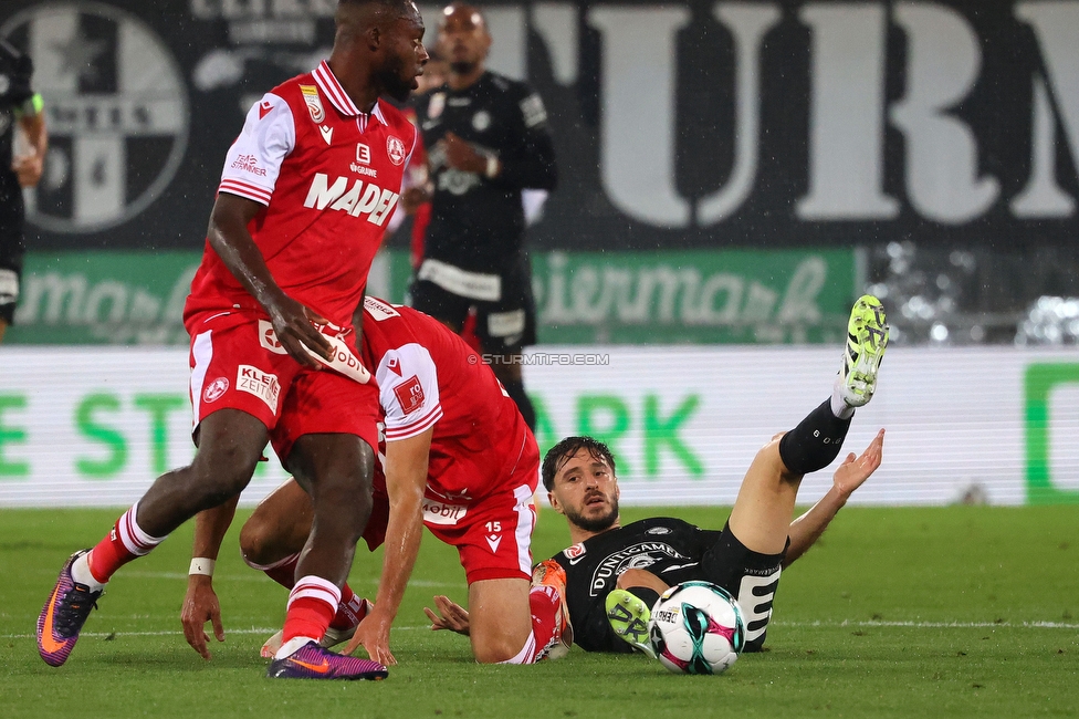 GAK - Sturm Graz
Oesterreichische Fussball Bundesliga, 2. Runde, GAK - SK Sturm Graz, Stadion Liebenau Graz, 30.08.2025. 

Foto zeigt Otar Kiteishvili (Sturm)
