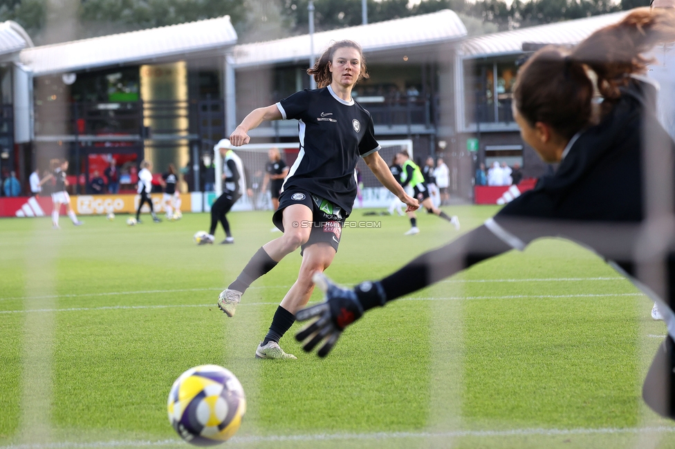 Ajax Frouwen - Sturm Damen
UEFA Women's Europa Cup, 1. Runde, Ajax Amsterdam - SK Sturm Graz Damen, Sportpark De Toekomst Amsterdam, 11.09.2025.

Foto zeigt Zala Kustrin (Sturm Damen)
