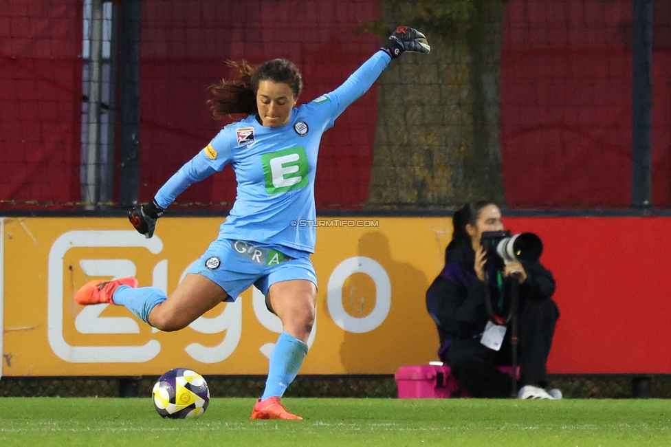 Ajax Frouwen - Sturm Damen
UEFA Women's Europa Cup, 1. Runde, Ajax Amsterdam - SK Sturm Graz Damen, Sportpark De Toekomst Amsterdam, 11.09.2025.

Foto zeigt Vanessa Gritzner (Sturm Damen)

