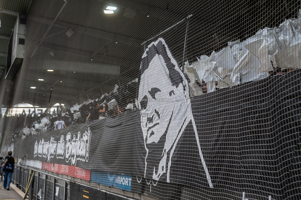 Sturm Graz - Austria Wien
Oesterreichische Fussball Bundesliga, 5. Runde, SK Sturm Graz - FK Austria Wien, Stadion Liebenau Graz, 14.09.2025. 

Foto zeigt Fans von Sturm mit einer Choreografie
Schlüsselwörter: osim