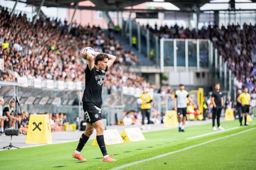 Sturm Graz - Austria Wien
Oesterreichische Fussball Bundesliga, 5. Runde, SK Sturm Graz - FK Austria Wien, Stadion Liebenau Graz, 14.09.2025. 

Foto zeigt Tim Oermann (Sturm)
