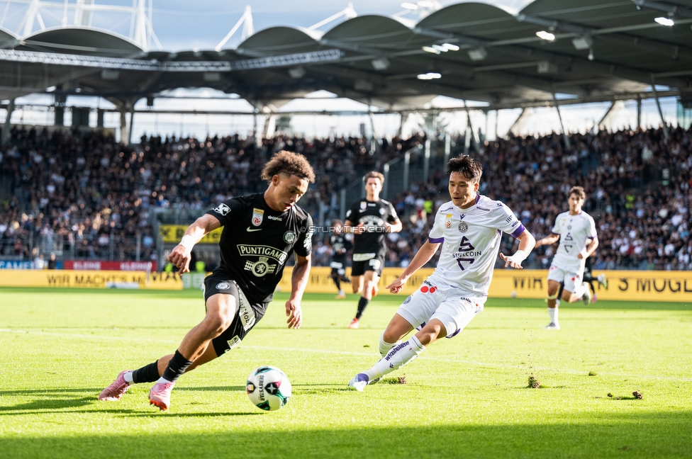 Sturm Graz - Austria Wien
Oesterreichische Fussball Bundesliga, 5. Runde, SK Sturm Graz - FK Austria Wien, Stadion Liebenau Graz, 14.09.2025. 

Foto zeigt Jacob Peter Hoedl (Sturm)
