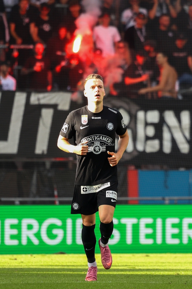 Sturm Graz - Austria Wien
Oesterreichische Fussball Bundesliga, 6. Runde, SK Sturm Graz - FK Austria Wien, Stadion Liebenau Graz, 14.09.2025. 

Foto zeigt Dimitri Lavalee (Sturm)
