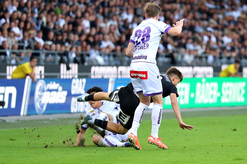 Sturm Graz - Austria Wien
Oesterreichische Fussball Bundesliga, 5. Runde, SK Sturm Graz - FK Austria Wien, Stadion Liebenau Graz, 14.09.2025. 

Foto zeigt Bendra (Sturm)
