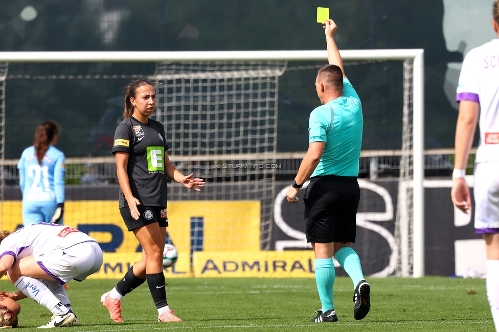 Sturm Damen - Austria Wien
OEFB Frauen Bundesliga, 5. Runde, SK Sturm Graz Damen - FK Austria Wien, Trainingszentrum Messendorf, 14.09.2025. 

Foto zeigt Ruzika Krajinovic (Sturm Damen)
