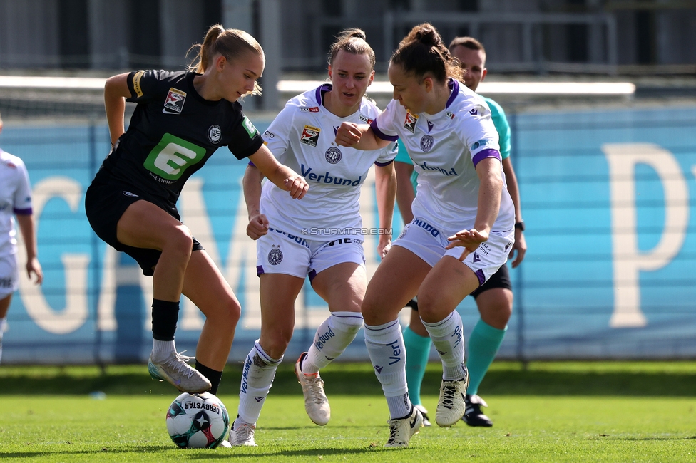 Sturm Damen - Austria Wien
OEFB Frauen Bundesliga, 5. Runde, SK Sturm Graz Damen - FK Austria Wien, Trainingszentrum Messendorf, 14.09.2025. 

Foto zeigt Lena Breznik (Sturm Damen)
