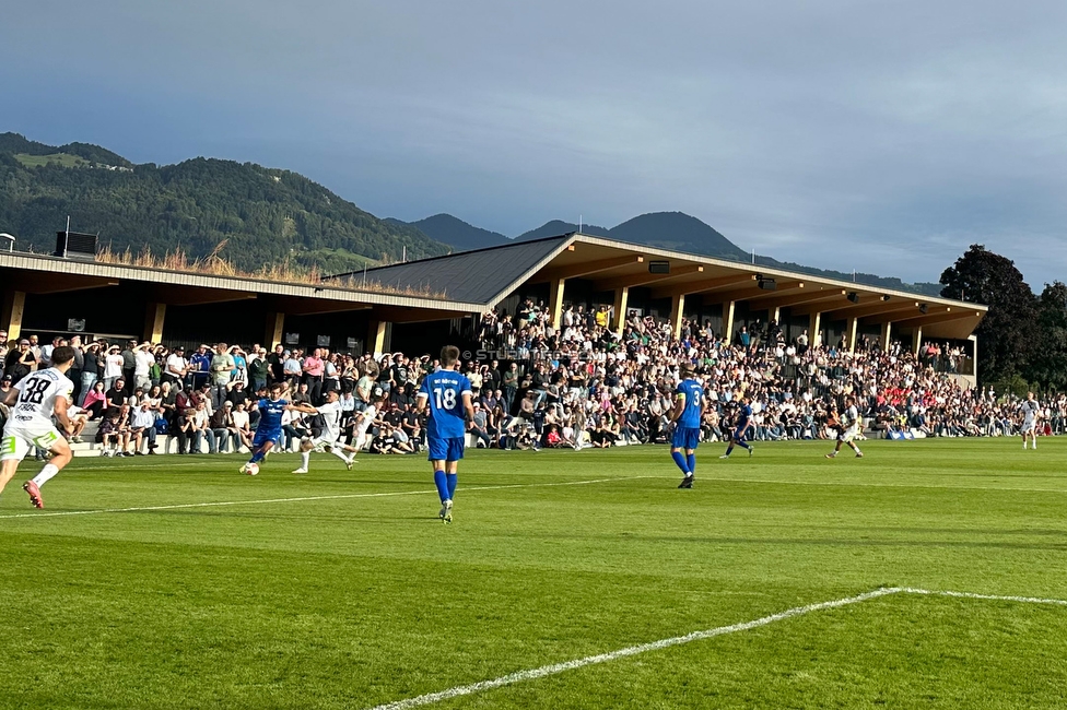 Roethis - Sturm Graz
OEFB Cup, 2. Runde, SC Roethis - SK Sturm Graz, Stadion an der Ratz Roethis, 17.09.2025. 

Foto zeigt eine Innenansicht im Stadion an der Ratz
