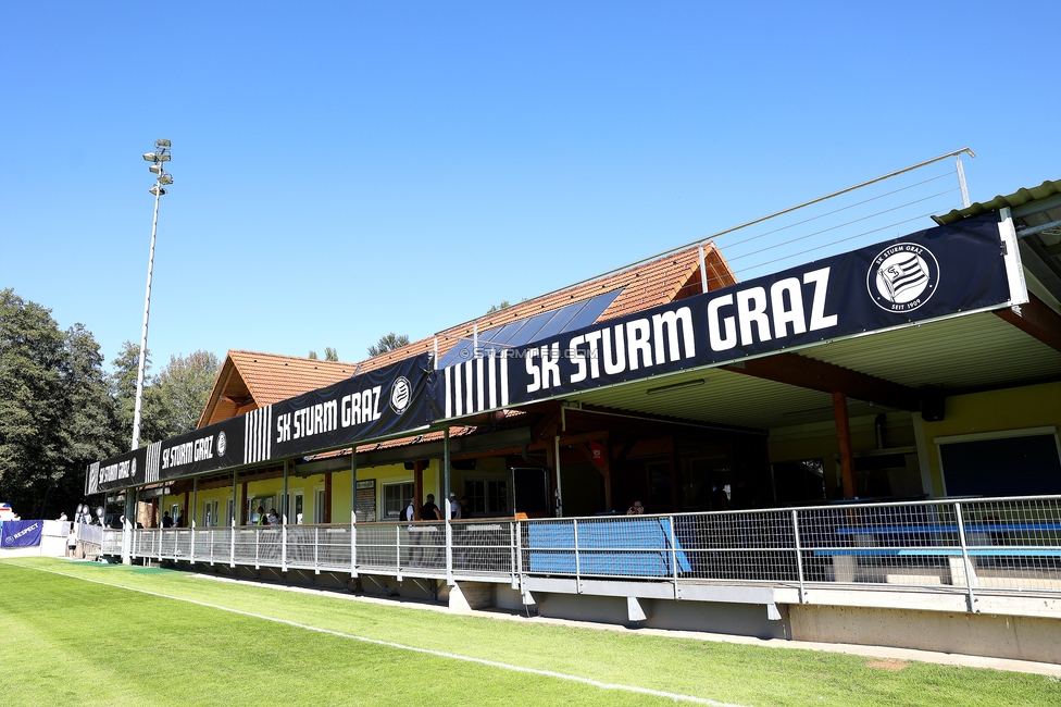 Sturm Damen - Ajax Frouwen
UEFA Women's Europa Cup, 1. Runde, SK Sturm Graz Damen - Ajax Amsterdam, Stadion Hollenegg, 18.09.2025.

Foto zeigt das Stadion Hollenegg
