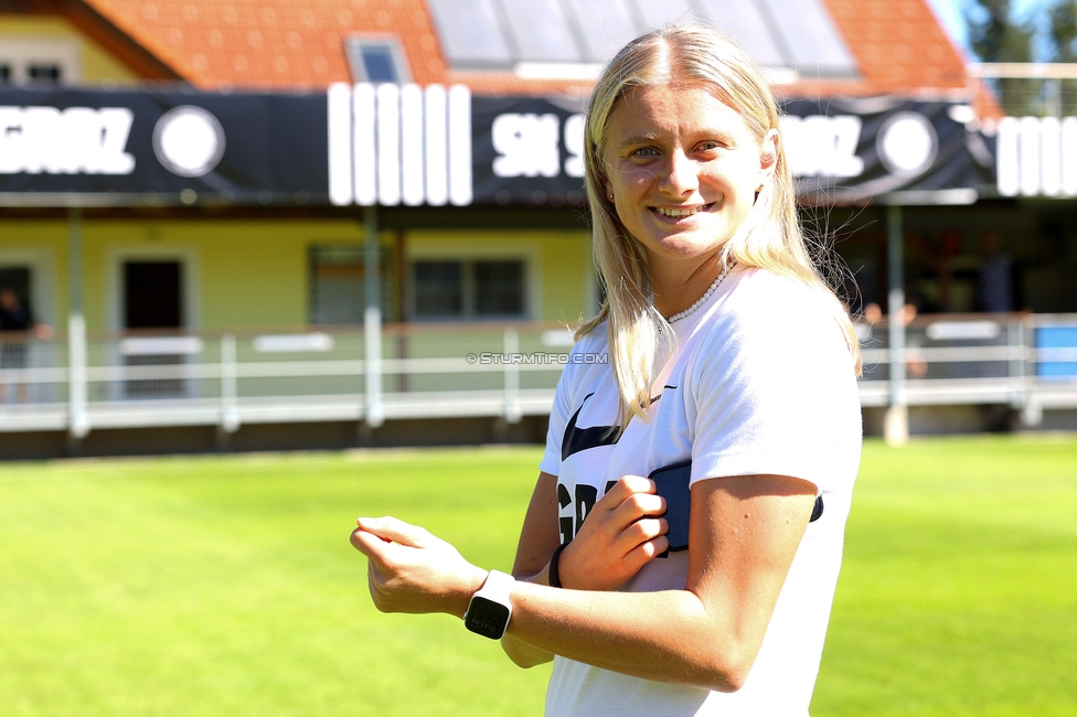 Sturm Damen - Ajax Frouwen
UEFA Women's Europa Cup, 1. Runde, SK Sturm Graz Damen - Ajax Amsterdam, Stadion Hollenegg, 18.09.2025.

Foto zeigt Sandra Jakobsen (Sturm Damen)

