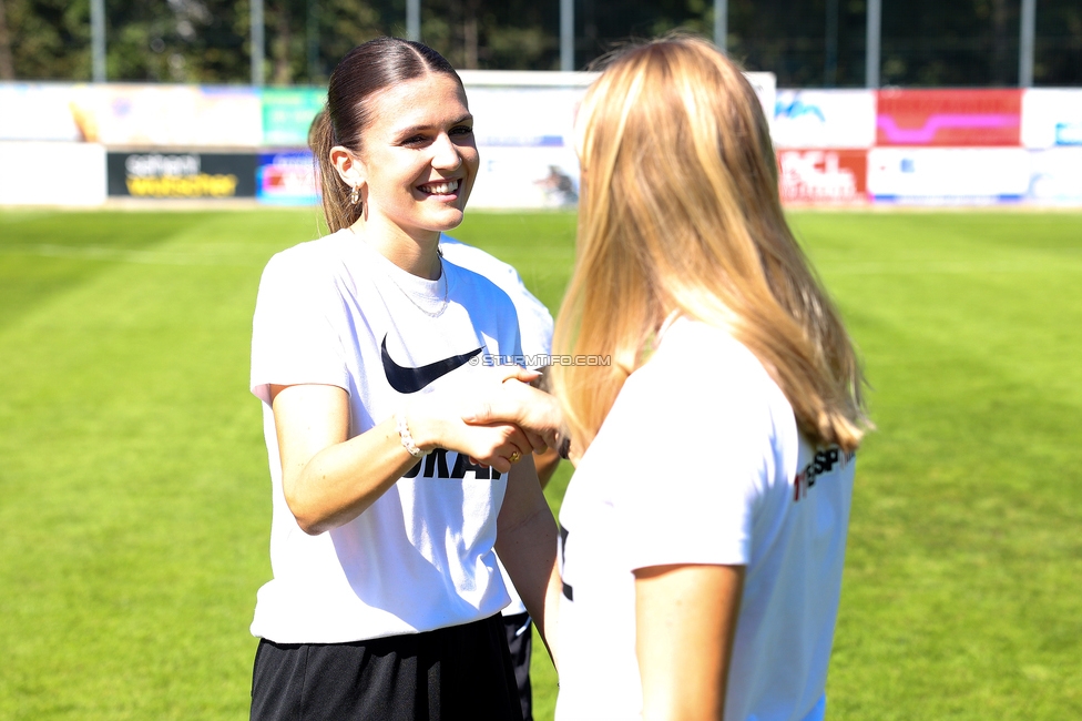 Sturm Damen - Ajax Frouwen
UEFA Women's Europa Cup, 1. Runde, SK Sturm Graz Damen - Ajax Amsterdam, Stadion Hollenegg, 18.09.2025.

Foto zeigt Marie Spiess (Sturm Damen)
