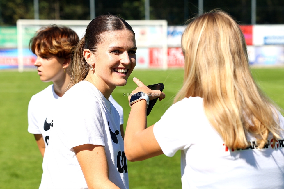 Sturm Damen - Ajax Frouwen
UEFA Women's Europa Cup, 1. Runde, SK Sturm Graz Damen - Ajax Amsterdam, Stadion Hollenegg, 18.09.2025.

Foto zeigt Marie Spiess (Sturm Damen)
