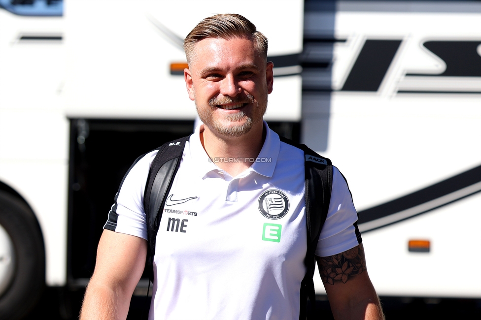 Sturm Damen - Ajax Frouwen
UEFA Women's Europa Cup, 1. Runde, SK Sturm Graz Damen - Ajax Amsterdam, Stadion Hollenegg, 18.09.2025.

Foto zeigt Michael Erlitz (Sportdirektor Sturm Damen)
