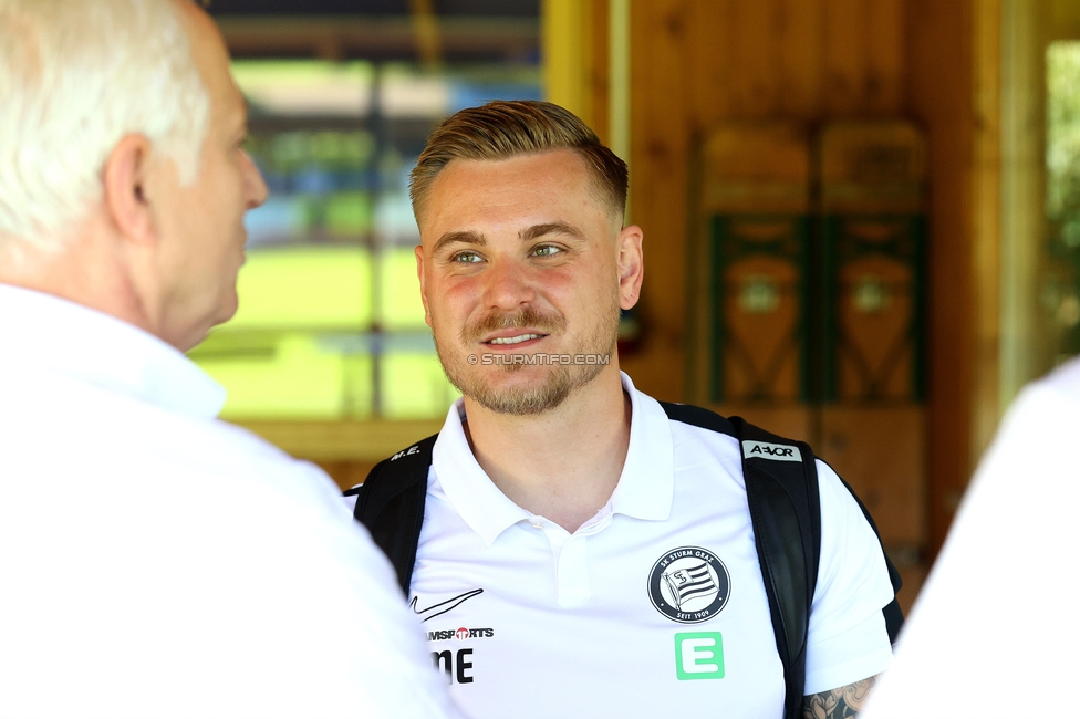 Sturm Damen - Ajax Frouwen
UEFA Women's Europa Cup, 1. Runde, SK Sturm Graz Damen - Ajax Amsterdam, Stadion Hollenegg, 18.09.2025.

Foto zeigt Michael Erlitz (Sportdirektor Sturm Damen)

