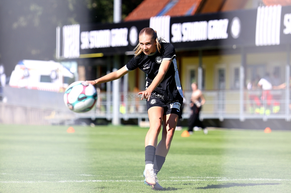 Sturm Damen - Ajax Frouwen
UEFA Women's Europa Cup, 1. Runde, SK Sturm Graz Damen - Ajax Amsterdam, Stadion Hollenegg, 18.09.2025.

Foto zeigt Lena Breznik (Sturm Damen)
