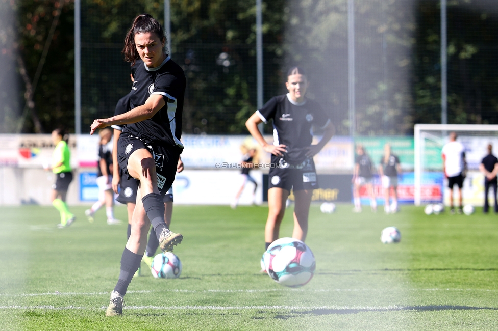 Sturm Damen - Ajax Frouwen
UEFA Women's Europa Cup, 1. Runde, SK Sturm Graz Damen - Ajax Amsterdam, Stadion Hollenegg, 18.09.2025.

Foto zeigt Zala Kustrin (Sturm Damen)
