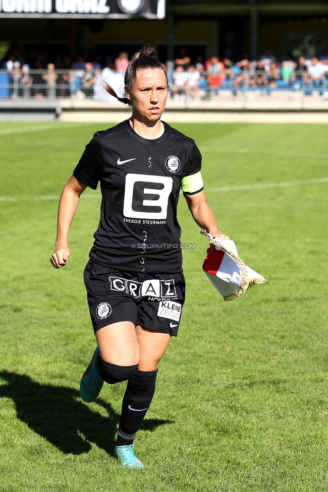 Sturm Damen - Ajax Frouwen
UEFA Women's Europa Cup, 1. Runde, SK Sturm Graz Damen - Ajax Amsterdam, Stadion Hollenegg, 18.09.2025.

Foto zeigt Stefanie Grossgasteiger (Sturm Damen)

