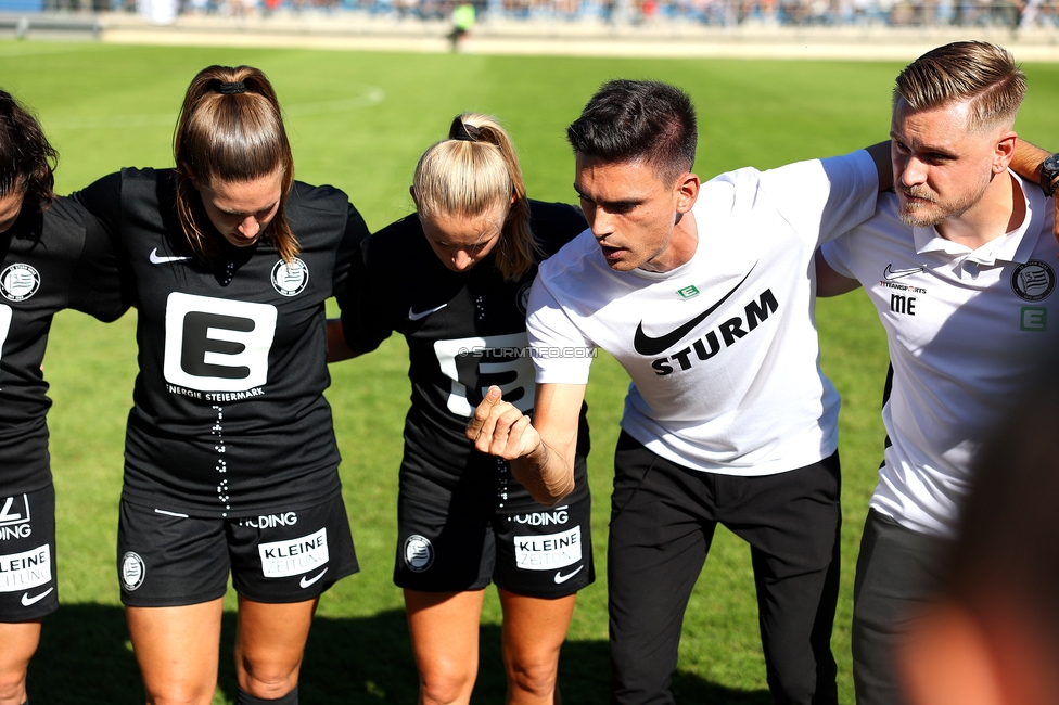 Sturm Damen - Ajax Frouwen
UEFA Women's Europa Cup, 1. Runde, SK Sturm Graz Damen - Ajax Amsterdam, Stadion Hollenegg, 18.09.2025.

Foto zeigt die Mannschaft der Sturm Damen
