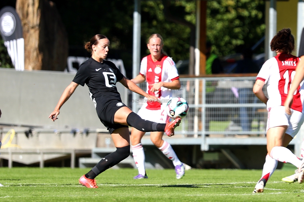 Sturm Damen - Ajax Frouwen
UEFA Women's Europa Cup, 1. Runde, SK Sturm Graz Damen - Ajax Amsterdam, Stadion Hollenegg, 18.09.2025.

Foto zeigt Linda Popofsits (Sturm Damen)
