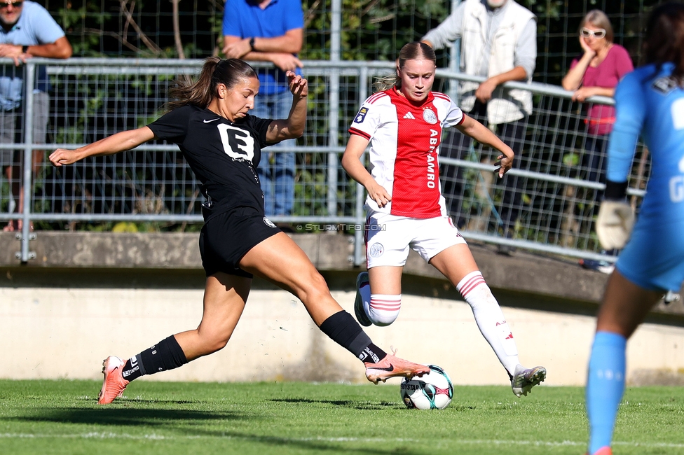 Sturm Damen - Ajax Frouwen
UEFA Women's Europa Cup, 1. Runde, SK Sturm Graz Damen - Ajax Amsterdam, Stadion Hollenegg, 18.09.2025.

Foto zeigt Ruzika Krajinovic (Sturm Damen)
