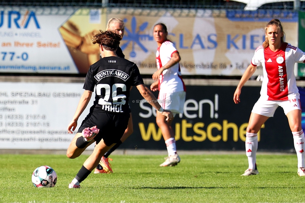 Sturm Damen - Ajax Frouwen
UEFA Women's Europa Cup, 1. Runde, SK Sturm Graz Damen - Ajax Amsterdam, Stadion Hollenegg, 18.09.2025.

Foto zeigt Leonie Christin Tragl (Sturm Damen)

