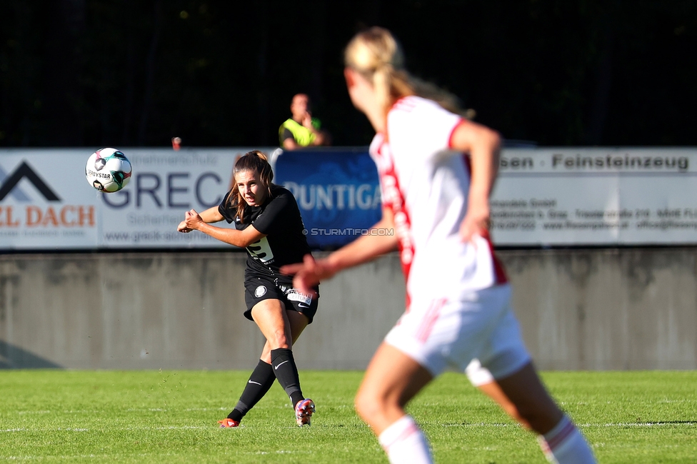 Sturm Damen - Ajax Frouwen
UEFA Women's Europa Cup, 1. Runde, SK Sturm Graz Damen - Ajax Amsterdam, Stadion Hollenegg, 18.09.2025.

Foto zeigt Laura Riesenbeck (Sturm Damen)
