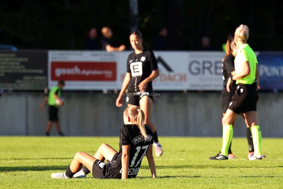 Sturm Damen - Ajax Frouwen
UEFA Women's Europa Cup, 1. Runde, SK Sturm Graz Damen - Ajax Amsterdam, Stadion Hollenegg, 18.09.2025.

Foto zeigt Lena Breznik (Sturm Damen)
