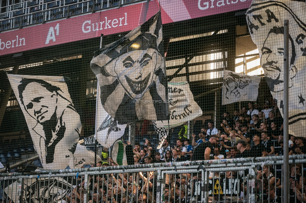 RB Salzburg - Sturm Graz
Oesterreichische Fussball Bundesliga, 6. Runde, FC RB Salzburg - SK Sturm Graz, Stadion Wals-Siezenheim, 20.09.2025. 

Foto zeigt Fans von Sturm
