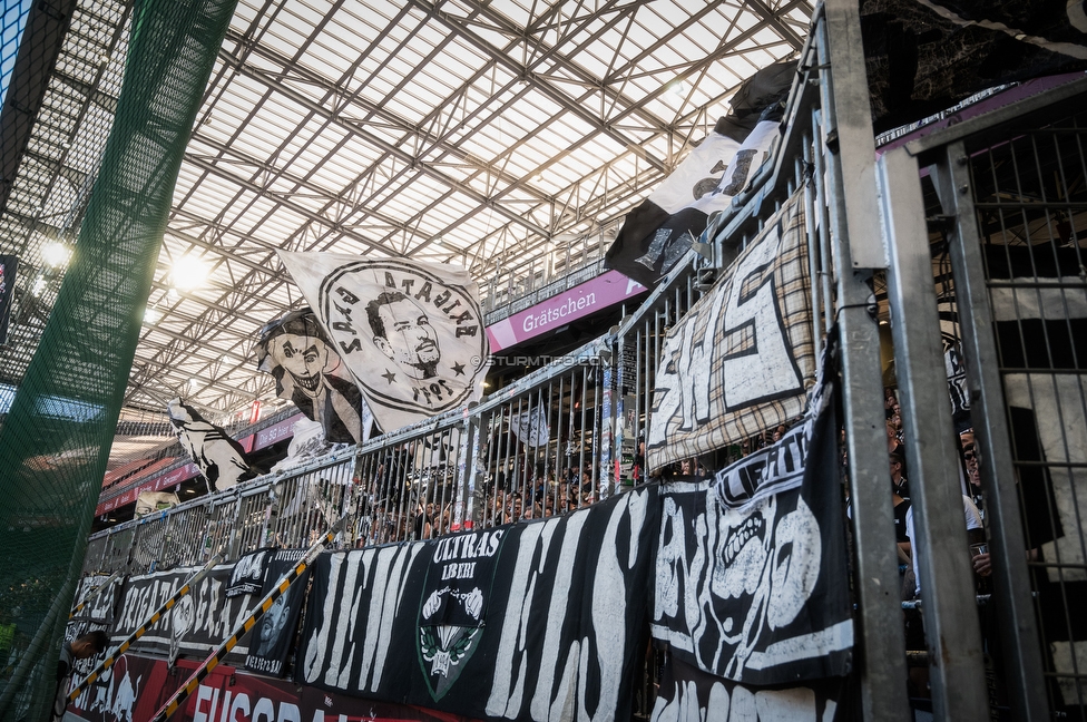 RB Salzburg - Sturm Graz
Oesterreichische Fussball Bundesliga, 6. Runde, FC RB Salzburg - SK Sturm Graz, Stadion Wals-Siezenheim, 20.09.2025. 

Foto zeigt Fans von Sturm
