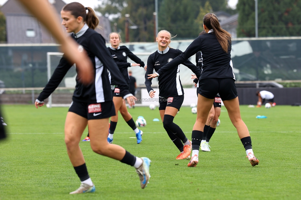 Sturm Damen - Neulengbach
OEFB Frauen Bundesliga, 7. Runde, SK Sturm Graz Damen - USV Neulengbach, Trainingszentrum Messendorf, 27.09.2025. 

Foto zeigt Sandra Jakobsen (Sturm Damen)

