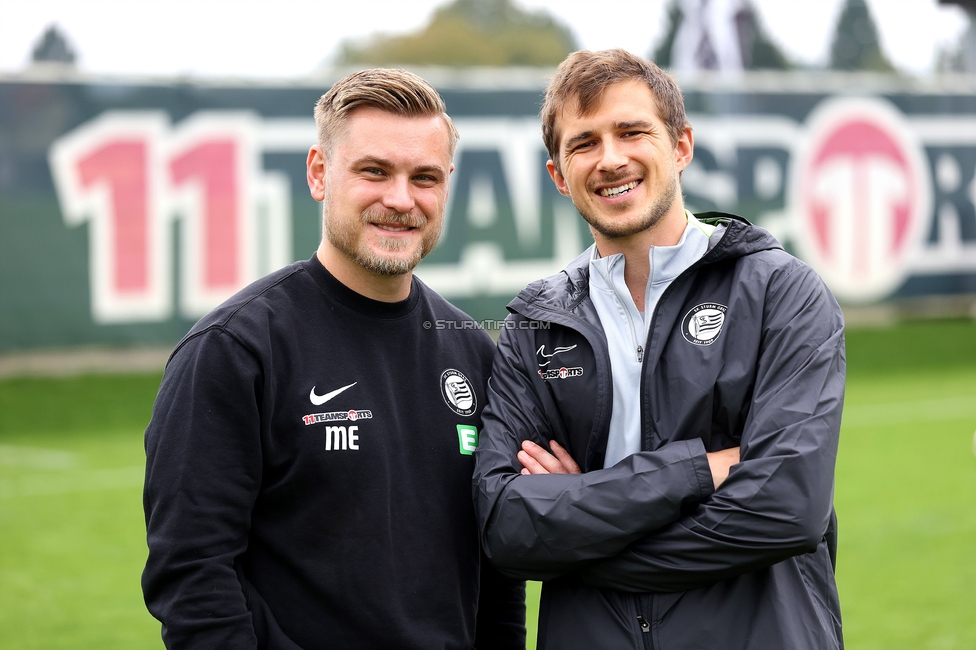 Sturm Damen - Neulengbach
OEFB Frauen Bundesliga, 7. Runde, SK Sturm Graz Damen - USV Neulengbach, Trainingszentrum Messendorf, 27.09.2025. 

Foto zeigt den Stadionsprecher
