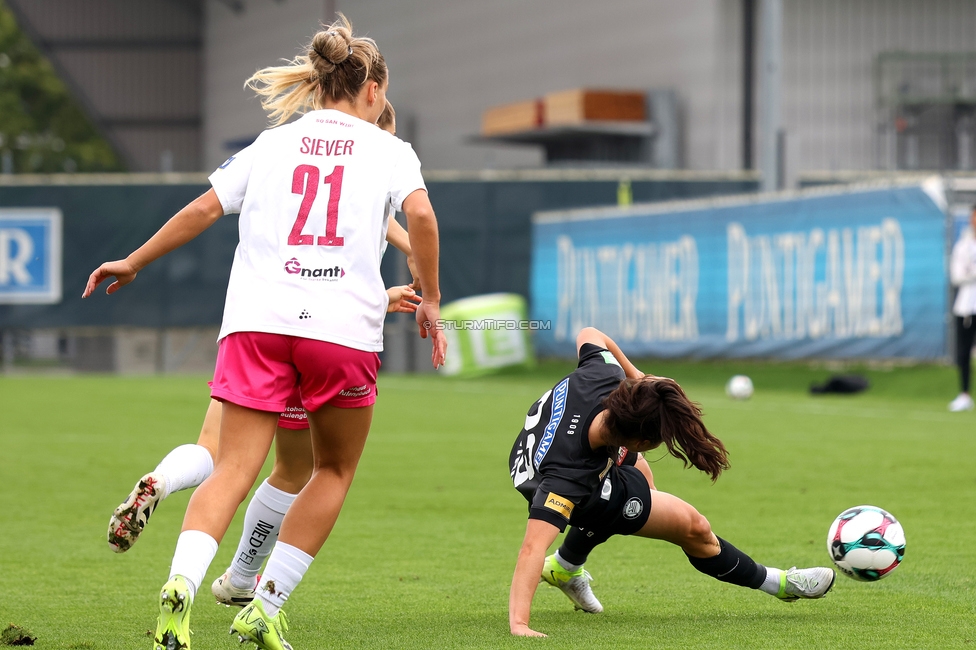 Sturm Damen - Neulengbach
OEFB Frauen Bundesliga, 7. Runde, SK Sturm Graz Damen - USV Neulengbach, Trainingszentrum Messendorf, 27.09.2025. 

Foto zeigt Zala Kustrin (Sturm Damen)

