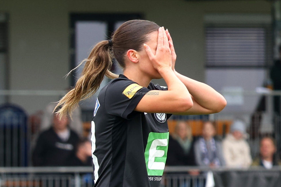 Sturm Damen - Neulengbach
OEFB Frauen Bundesliga, 7. Runde, SK Sturm Graz Damen - USV Neulengbach, Trainingszentrum Messendorf, 27.09.2025. 

Foto zeigt Marie Spiess (Sturm Damen)

