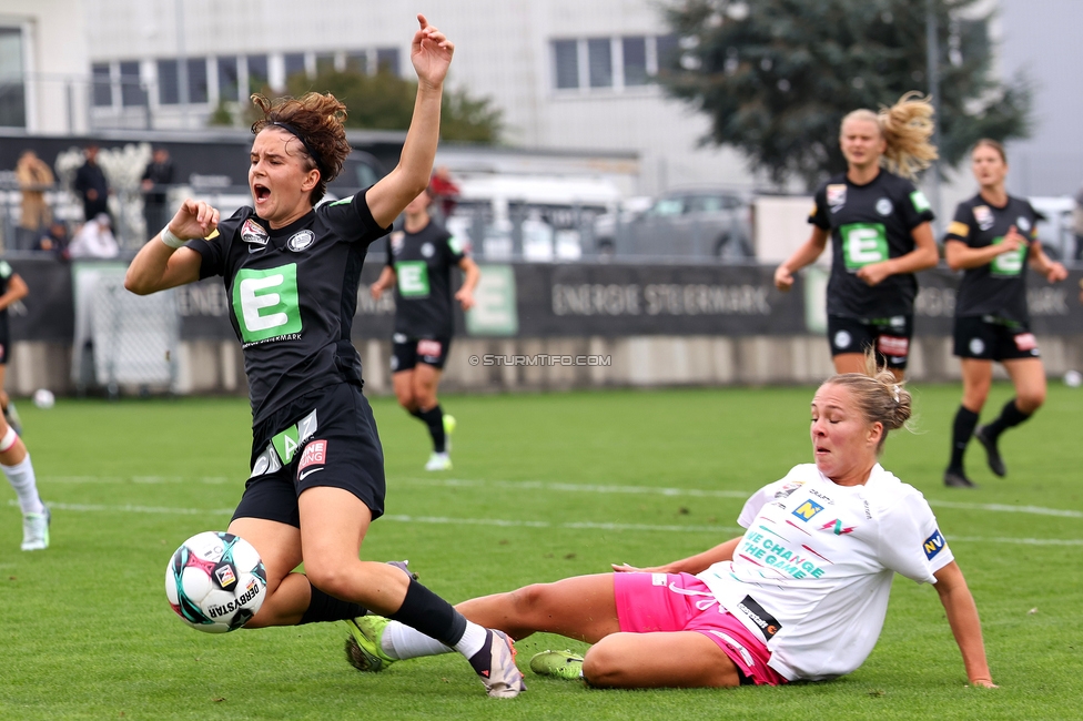 Sturm Damen - Neulengbach
OEFB Frauen Bundesliga, 7. Runde, SK Sturm Graz Damen - USV Neulengbach, Trainingszentrum Messendorf, 27.09.2025. 

Foto zeigt Leonie Christin Tragl (Sturm Damen)
