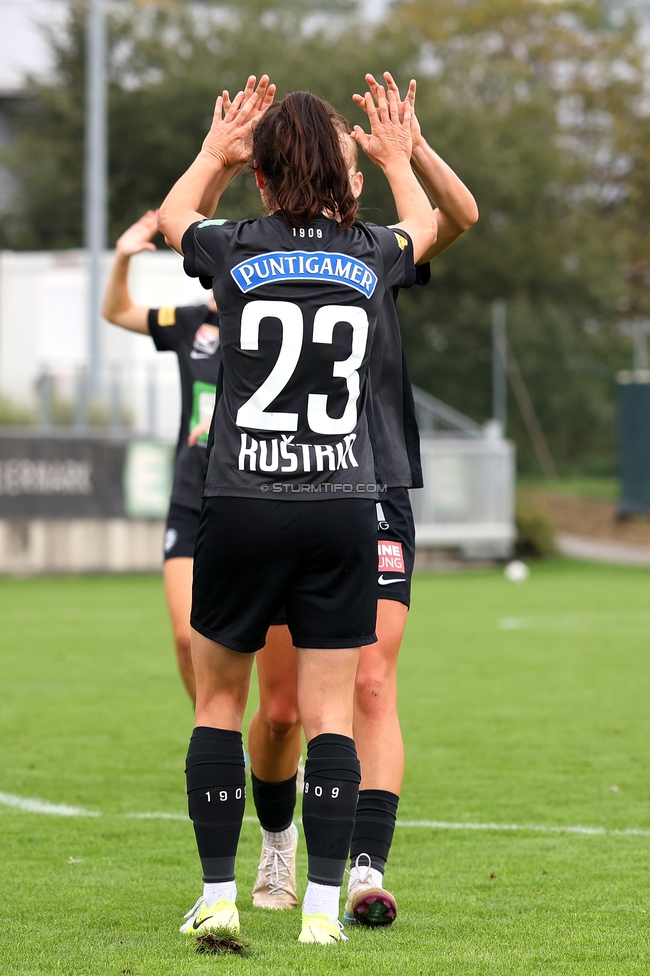 Sturm Damen - Neulengbach
OEFB Frauen Bundesliga, 7. Runde, SK Sturm Graz Damen - USV Neulengbach, Trainingszentrum Messendorf, 27.09.2025. 

Foto zeigt Zala Kustrin (Sturm Damen)
