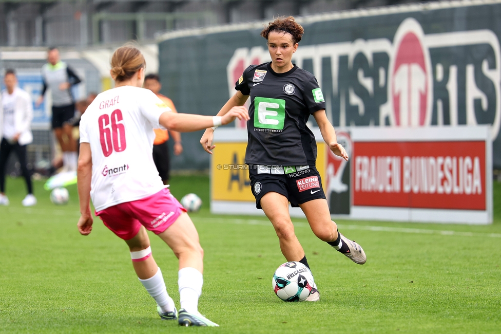 Sturm Damen - Neulengbach
OEFB Frauen Bundesliga, 7. Runde, SK Sturm Graz Damen - USV Neulengbach, Trainingszentrum Messendorf, 27.09.2025. 

Foto zeigt Leonie Christin Tragl (Sturm Damen)
