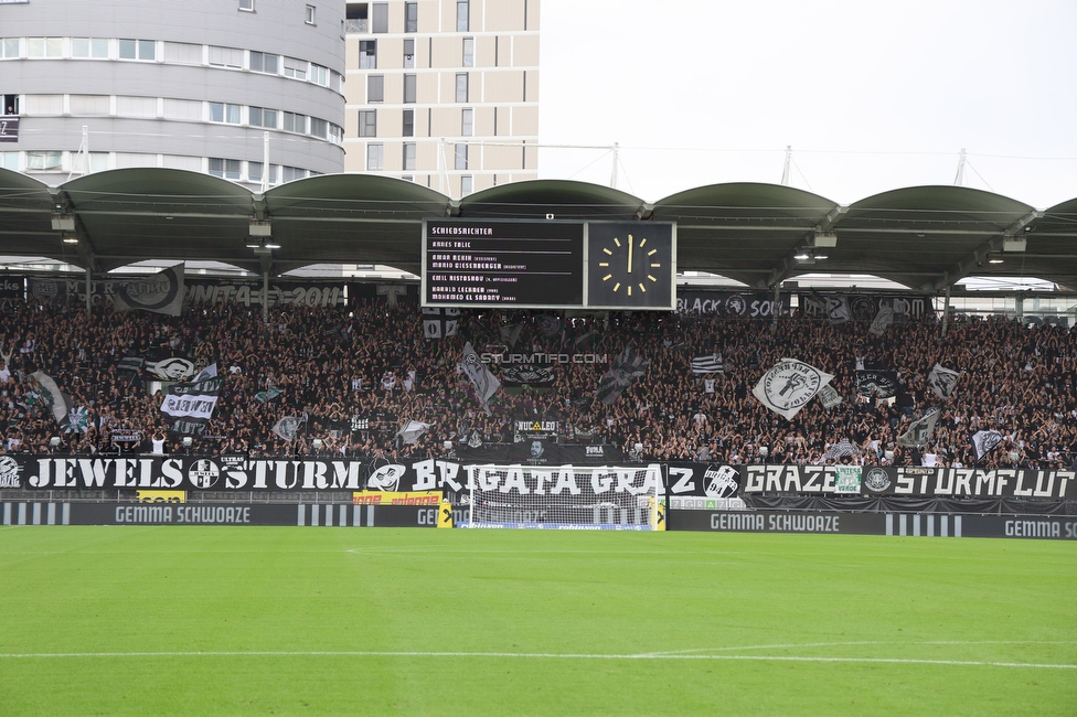 Sturm Graz - Hartberg
Oesterreichische Fussball Bundesliga,8. Runde, SK Sturm Graz - TSV Hartberg, Stadion Liebenau Graz, 28.09.2025. 

Foto zeigt Fans von Sturm
