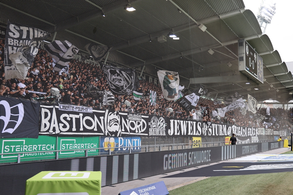 Sturm Graz - Hartberg
Oesterreichische Fussball Bundesliga,8. Runde, SK Sturm Graz - TSV Hartberg, Stadion Liebenau Graz, 28.09.2025. 

Foto zeigt Fans von Sturm
