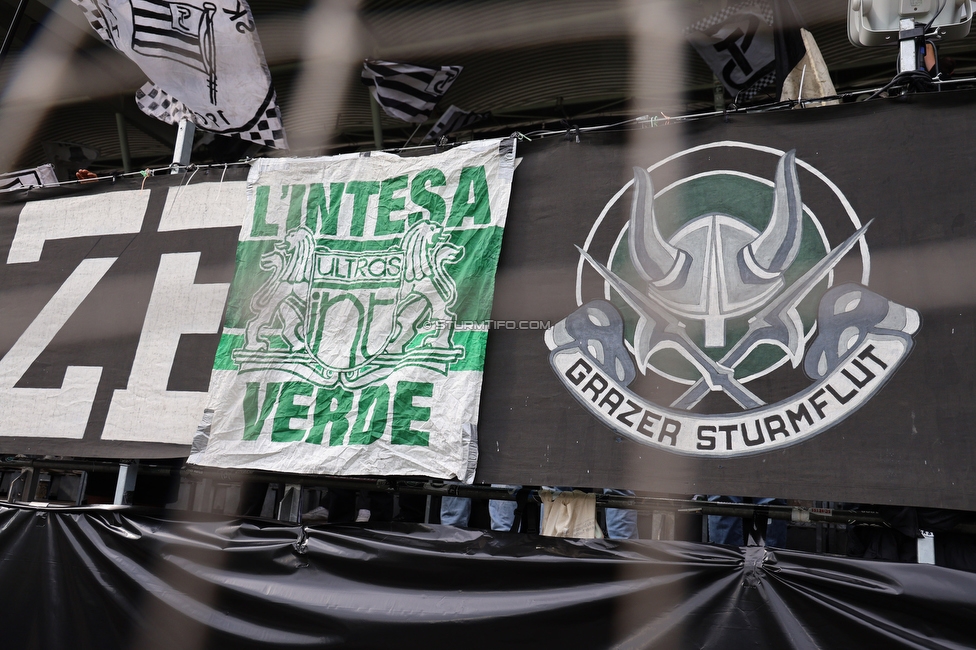 Sturm Graz - Hartberg
Oesterreichische Fussball Bundesliga,8. Runde, SK Sturm Graz - TSV Hartberg, Stadion Liebenau Graz, 28.09.2025. 

Foto zeigt Fans von Sturm
Schlüsselwörter: sturmflut bremen