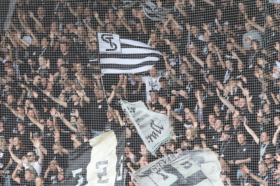 Sturm Graz - Hartberg
Oesterreichische Fussball Bundesliga,8. Runde, SK Sturm Graz - TSV Hartberg, Stadion Liebenau Graz, 28.09.2025. 

Foto zeigt Fans von Sturm
