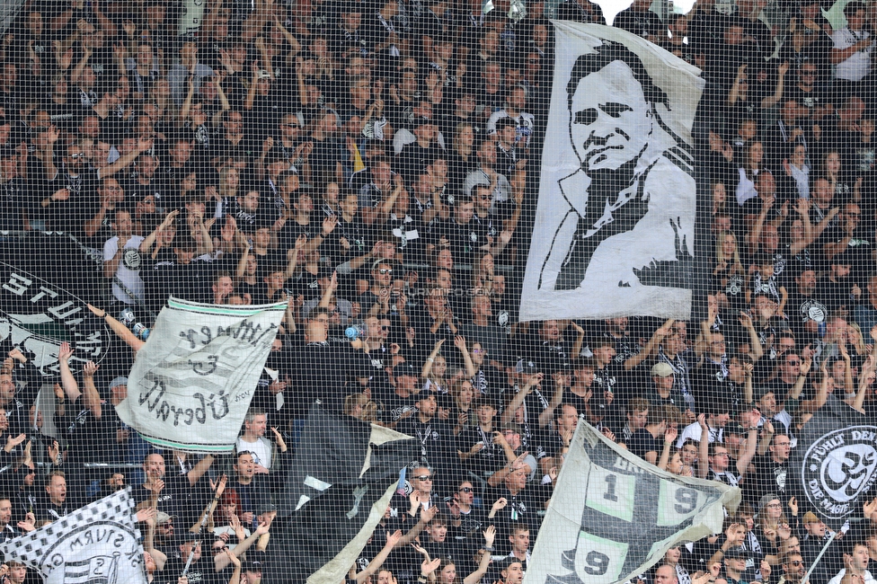 Sturm Graz - Hartberg
Oesterreichische Fussball Bundesliga,8. Runde, SK Sturm Graz - TSV Hartberg, Stadion Liebenau Graz, 28.09.2025. 

Foto zeigt Fans von Sturm
Schlüsselwörter: sturmflut