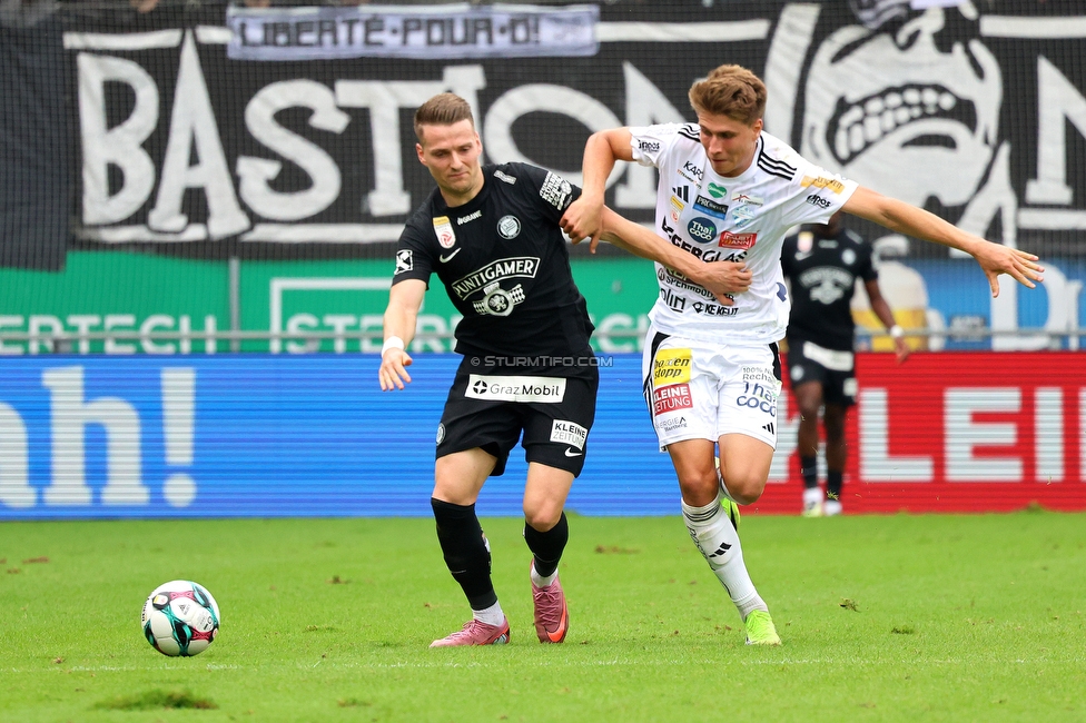 Sturm Graz - Hartberg
Oesterreichische Fussball Bundesliga,8. Runde, SK Sturm Graz - TSV Hartberg, Stadion Liebenau Graz, 28.09.2025. 

Foto zeigt Dimitri Lavalee (Sturm)
