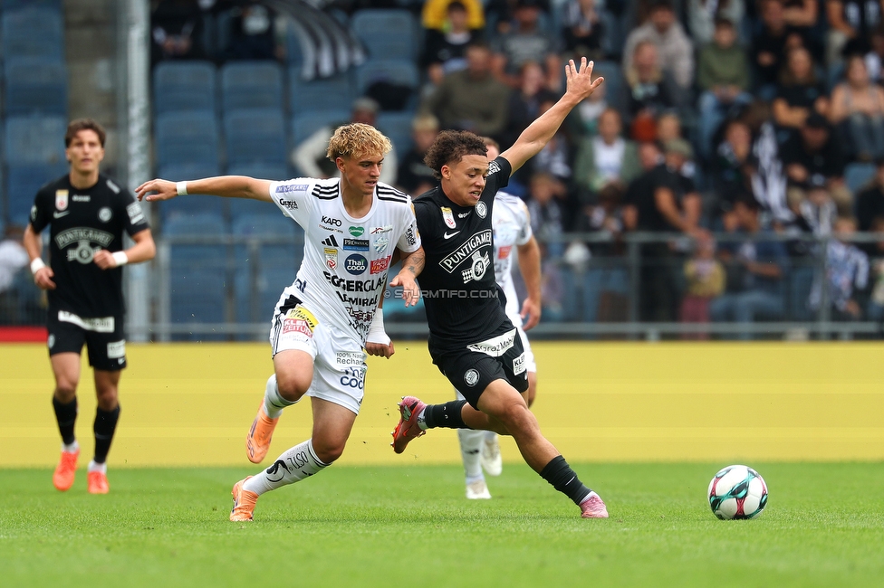 Sturm Graz - Hartberg
Oesterreichische Fussball Bundesliga,8. Runde, SK Sturm Graz - TSV Hartberg, Stadion Liebenau Graz, 28.09.2025. 

Foto zeigt Jacob Peter Hoedl (Sturm)
