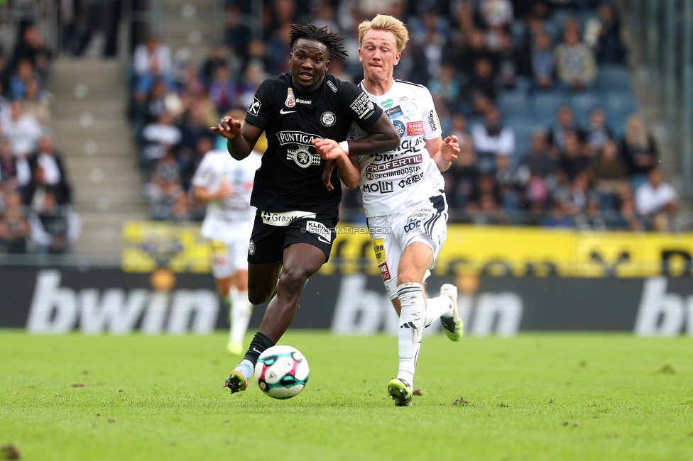 Sturm Graz - Hartberg
Oesterreichische Fussball Bundesliga,8. Runde, SK Sturm Graz - TSV Hartberg, Stadion Liebenau Graz, 28.09.2025. 

Foto zeigt Seedy Jatta (Sturm)
