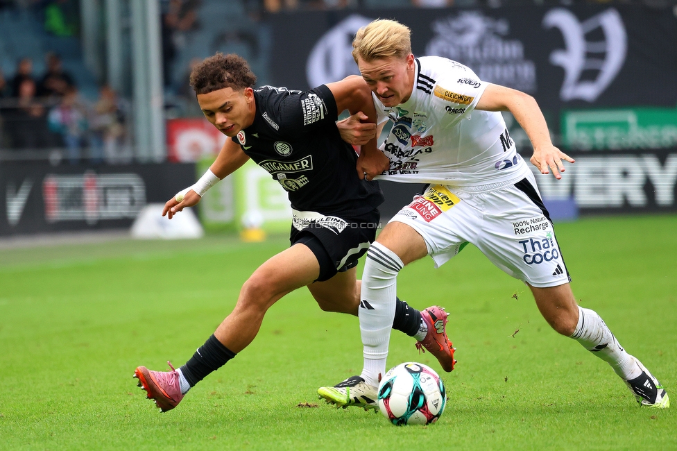 Sturm Graz - Hartberg
Oesterreichische Fussball Bundesliga,8. Runde, SK Sturm Graz - TSV Hartberg, Stadion Liebenau Graz, 28.09.2025. 

Foto zeigt Jacob Peter Hoedl (Sturm)
