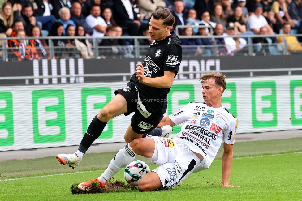 Sturm Graz - Hartberg
Oesterreichische Fussball Bundesliga,8. Runde, SK Sturm Graz - TSV Hartberg, Stadion Liebenau Graz, 28.09.2025. 

Foto zeigt Belmin Beganovic (Sturm)
