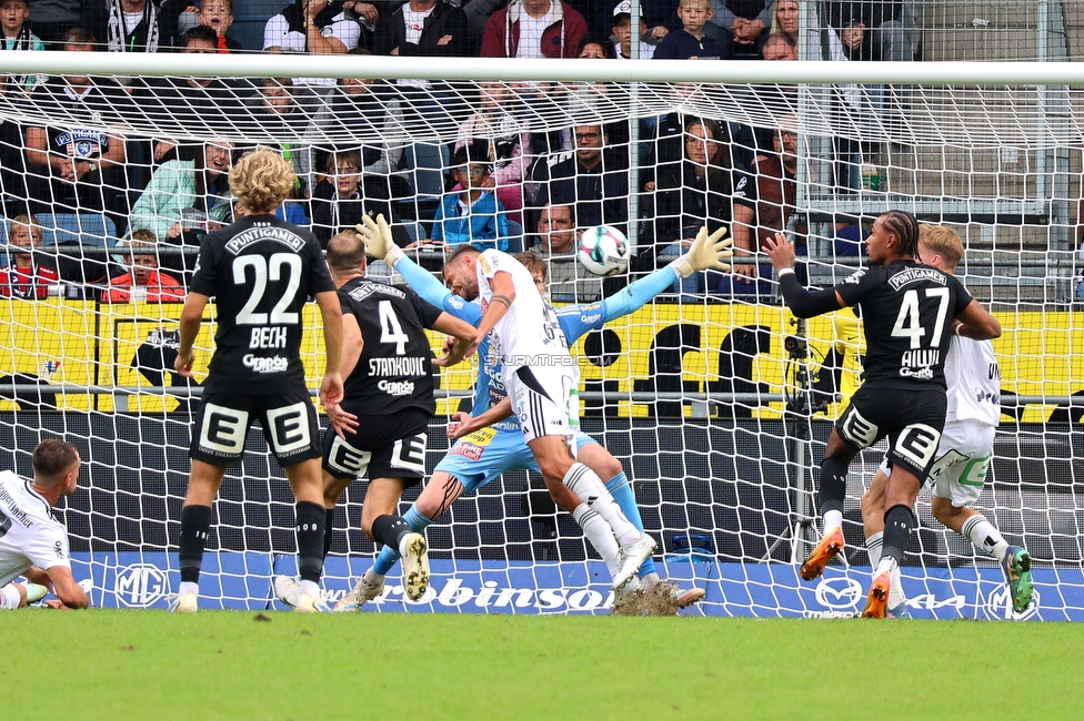Sturm Graz - Hartberg
Oesterreichische Fussball Bundesliga,8. Runde, SK Sturm Graz - TSV Hartberg, Stadion Liebenau Graz, 28.09.2025. 

Foto zeigt Jon Gorenc-Stankovic (Sturm)
Schlüsselwörter: tor