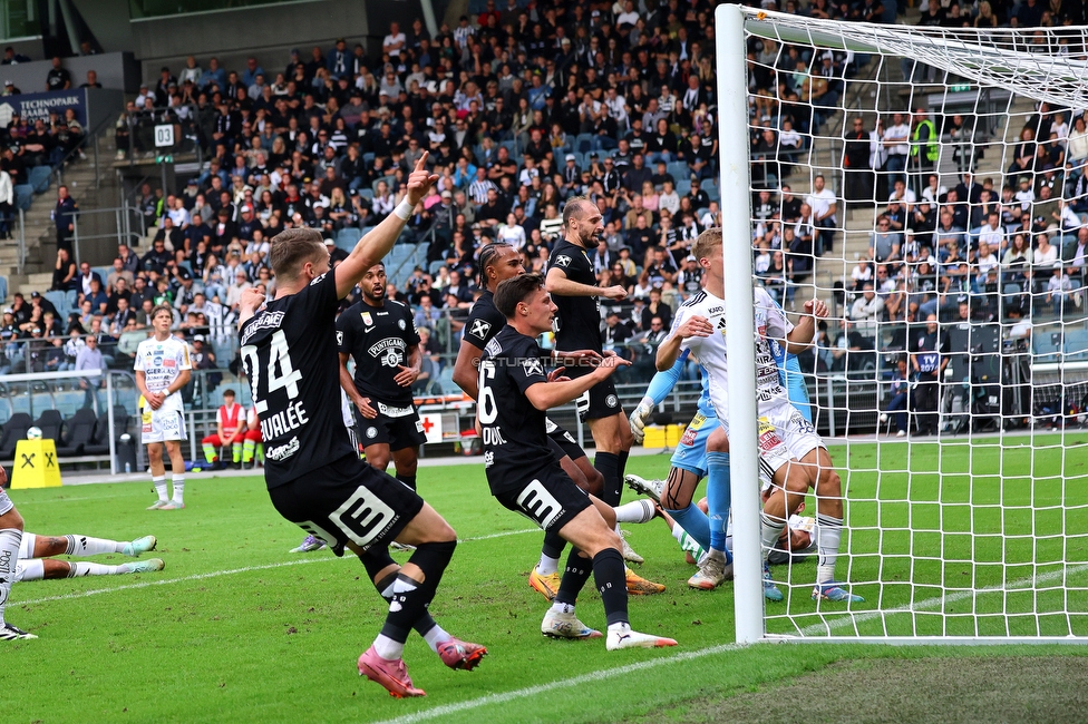 Sturm Graz - Hartberg
Oesterreichische Fussball Bundesliga,8. Runde, SK Sturm Graz - TSV Hartberg, Stadion Liebenau Graz, 28.09.2025. 

Foto zeigt Jon Gorenc-Stankovic (Sturm)
Schlüsselwörter: torjubel