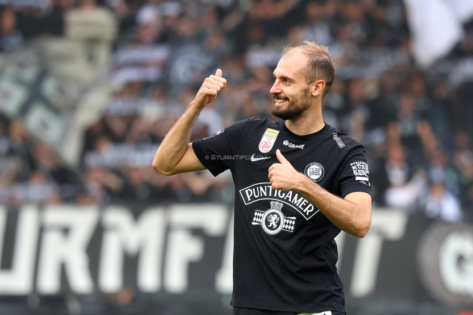 Sturm Graz - Hartberg
Oesterreichische Fussball Bundesliga,8. Runde, SK Sturm Graz - TSV Hartberg, Stadion Liebenau Graz, 28.09.2025. 

Foto zeigt Jon Gorenc-Stankovic (Sturm)
