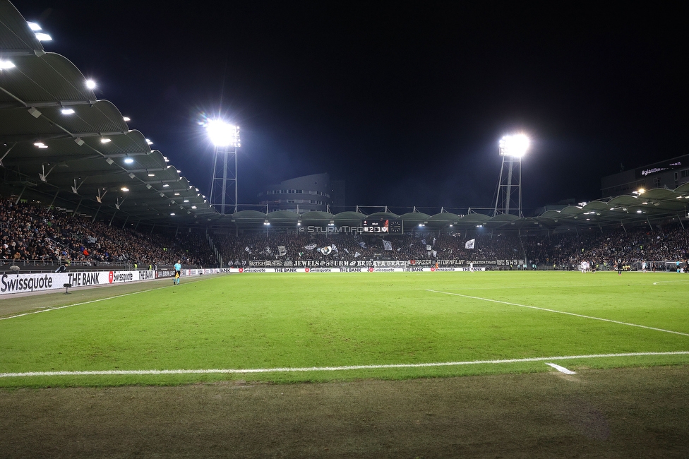 Sturm Graz - Rangers
UEFA Europa League - 2. Runde, SK Sturm Graz - FC Glasgow Rangers, Stadion Liebenau Graz, 02.10.2025. 

Foto zeigt Fans von Sturm
